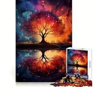 Rompecabezas de paisajes de fantasía Espacial para Adolescentes, 1000 Piezas, Juguete para la Mente, Escape Tranquilo, Borde preciso, Regalo increíble (50x75cm)