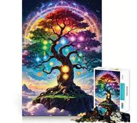 Rompecabezas de paisajes de fantasía Espacial para Adultos, 1000 Piezas, Juego Inteligente, patrón Tranquilo y Relajante, Regalo increíble (50x75cm)