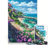 Rompecabezas de paisajes de Paseo marítimo para Adultos, 1000 Piezas, lógica Clara, Juguete, Tiempo Libre, Corte Perfecto, Regalo Creativo (38x52cm)