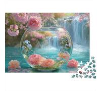 Rompecabezas de paisajes de Viaje, Ideal para Juegos Familiares y Regalos de cumpleaños. Ideal para decoración del hogar. Forma única. 300 Piezas (40 x 28 cm).