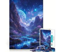 Rompecabezas de paisajes del Mundo alienígena para Adolescentes, 1000 Piezas, para estimular la Memoria, Actividad en casa, patrón de ensamblaje, 50x75cm