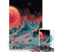 Rompecabezas de paisajes del Planeta Rojo para Adolescentes, 1000 Piezas, Juguete para ejercitar la Mente, Arte para Relajarse, (50x75cm)