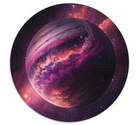 Rompecabezas de paisajes del Universo y Planetas para Adultos, 1000 Piezas, Redondo, para Principiantes, Ideal para cumpleaños y Regalos navideños, 67,5 x 67,5 cm