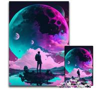 Rompecabezas de paisajes Extraterrestres para Adultos, 1000 Piezas de Madera, Adolescentes, Parejas y Amigos, para cumpleaños y Navidad, 50x75cm/19,68x29,52 Pulgadas.