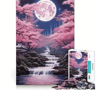 Rompecabezas de paisajes japoneses Vintage de 1000 Piezas,Juguete Creativo para desarrollar la Habilidad,componentes Resistentes y de Corte Limpio,Ideal para Viajar,Juego Mental,Regalo (50x75cm)
