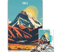 Rompecabezas de paisajes montañosos del Tíbet, 1000 Piezas para Adolescentes, Juguete Educativo Intelectual descompresor, Regalo de Amigo Secreto, 75x50cm