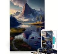 Rompecabezas de paisajes Naturales de 1000 Piezas para Adultos Desarrolla la Capacidad Mental y estimula el Cerebro Bordes precisos (38x52cm)