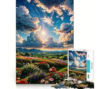 Rompecabezas de paisajes Naturales para Adolescentes, 1000 Piezas, Juguete de lógica Resistente, diversión compartida, Bordes definidos, Regalo Encantador (50x75cm)