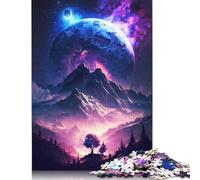 Rompecabezas de paisajes oníricos del Universo cósmico para Adultos: 1000 Rompecabezas inusuales, desafiantes y estimulantes para niños a Partir de 12 años, 1000 Piezas (75 x 50 cm)