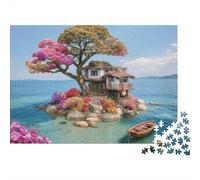 Rompecabezas de paisajes, Viajes y Ciudades. Divertido y desafiante Juego de Rompecabezas para decoración del hogar. 1000 Piezas (75 x 50 cm).