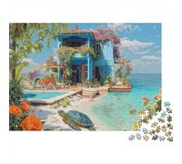 Rompecabezas de paisajes, Viajes y Ciudades. Divertido y desafiante Juego de Rompecabezas para decoración del hogar. 300 Piezas (40 x 28 cm).