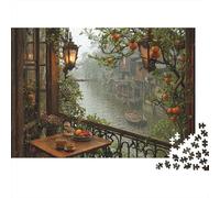 Rompecabezas de paisajes, Viajes y Ciudades. Extremadamente desafiante. Apto para Todas Las Edades y géneros. Fortalece los Lazos. Pasa el Tiempo. 1000 Piezas (75x50cm).