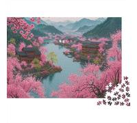 Rompecabezas de paisajes, Viajes y Ciudades. Un Gran desafío, Muy Divertido. La Manera Pasar el Tiempo. Piezas Decorativas. 1000 Piezas (75x50cm).