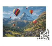 Rompecabezas de paisajes y Ciudades. Un Divertido Juego Familiar para Adultos, Adolescentes y niños. Muy difícil de completar. 1000 Piezas (75 x 50 cm).