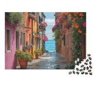 Rompecabezas de paisajes y pueblos, Ideales para niños y Adolescentes. Muy entretenidos y desafiantes. Fortalecen los Lazos afectivos. 300 Piezas (40 x 28 cm).