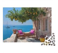 Rompecabezas de paisajes y pueblos. Juego de Rompecabezas Muy Interesante, Ideal para el Entretenimiento Familiar. 1000 Piezas (75x50cm).