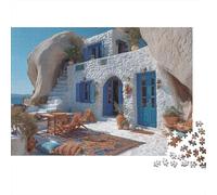 Rompecabezas de paisajes y pueblos. Juego Educativo para Adultos y niños Amigos y Familiares. 300 Piezas (40 x 28 cm).