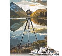 Rompecabezas de paisajes y Retratos, Juegos creativos, Rompecabezas Premium de cartón para Mujeres y Hombres, Regalo de cumpleaños, 1000 Piezas (75 x 50 cm)