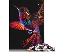 Rompecabezas de pájaro con Pintura neón, desafío difícil, 100% cartón Reciclado, para Adultos Mayores de 12 años, 1000 Piezas (26 x 38 cm)