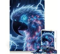 Rompecabezas de pájaro Loro de tormenta de 1000 Piezas para Adolescentes Que mejoran la Memoria, Tiempo Libre, Corte sólido, artículo de Santa Claus 50x75cm
