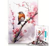 Rompecabezas de pájaros de Robin Hood para Adolescentes, 1000 Piezas, Juguete Inteligente para aliviar el estrés, Borde Afilado, Regalo de cumpleaños (38x26cm)