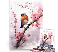 Rompecabezas de pájaros de Robin Hood para Adultos, 1000 Piezas, Juego Mental, Juguete para aliviar la ansiedad, Arte de Corte preciso, Coleccionable (50x75cm)