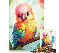 Rompecabezas de pájaros de Verano para Adultos, 1000 Piezas, Juguete para ejercitar la Mente, Divertido, Corte de precisión, 50x75cm