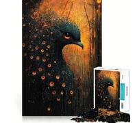 Rompecabezas de pájaros del Bosque místico para Adultos, 1000 Piezas, Juguete para concentrarse, Relajarse, Bordes Ajustados, selección de Deseos de Papá Noel (38x26cm)