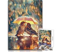 Rompecabezas de pájaros lloviendo, 1000 Piezas, Desarrollo cognitivo, Divertido Juego, celebración Especial, Regalo, tamaño 38x26cm
