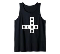 Rompecabezas de Palabras, crucigrama, Regalo, Nerd de Palabras Camiseta sin Mangas