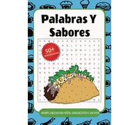 Rompecabezas de Palabras y Sabores: Búsquedas de palabras con letras impresas fáciles de leer sobre comida, sabores, platos y más | 6x9 pulgadas, 110 ... Regalo para Vacaciones, Días Festivo
