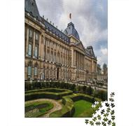 Rompecabezas De Palacio de Bruselas 1000 Piezas para La Familia - Juego En Papel Ecológico Que Estimula El Desarrollo Cognitivo Y La Diversión 70x50cm/1000pcs