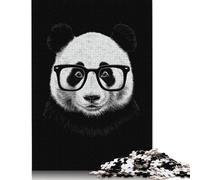Rompecabezas de Panda Adorable, difícil desafío, 100% cartón Reciclado, Ideal para Adultos y Adolescentes, 1000 Piezas (26 x 38 cm)