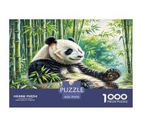 Rompecabezas de Panda Gigante para Adultos para descomprimir: Panda Entre bambú, Juego Educativo, desafío, 1000 Piezas, 70 x 50 cm/1000 Piezas