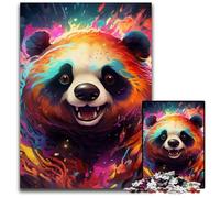 Rompecabezas de Pandas Coloridos para Adultos, 1000 desafiantes Rompecabezas, Actividades Divertidas en casa, Regalo de cumpleaños, Regalos de Viaje, 50x75cm/19,68x29,52 Pulgadas