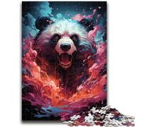 Rompecabezas de Pandas Coloridos para Adultos, 1000 Piezas, desafiantes, Divertidos y Divertidos Decoración hogar (50x75cm)
