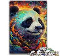 Rompecabezas de Pandas Coloridos para Adultos y Adolescentes Ejercita el Cerebro, Juguetes adictivos para Cultivar la Paciencia Una Obra de Arte (50x75cm)