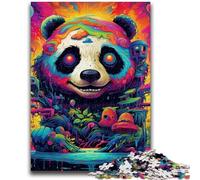 Rompecabezas de Pandas de Colores para Adolescentes, 1000 Piezas, desafiante, Divertido y Divertido Juego Educativo para cumpleaños (38x26cm)