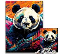 Rompecabezas de Pandas de Colores para Adultos, 1000 Piezas imposibles, Ideal para Decorar y Regalar, 50x75cm/19,68x29,52 Pulgadas.