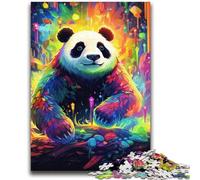 Rompecabezas de Pandas de Colores para Adultos y Adolescentes Ayuda a ejercitar el Cerebro Juguetes adictivos para Cultivar la Paciencia Una Obra de Arte (70x100cm)