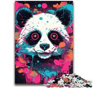 Rompecabezas de Pandas de Colores para Adultos y Adolescentes, Ideal como Juego Educativo, Juguete de desafío, decoración única para el hogar y Regalos (70x100cm)