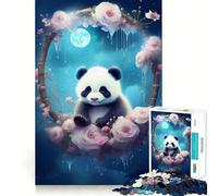 Rompecabezas de Pandas pacíficos para Adultos, 1000 Piezas, Juguete para ejercitar la Mente, diversión en Interiores, Corte de precisión, Regalo navideño (38x26cm)