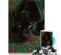 Rompecabezas de Pantera Negra para Adultos 1000 Piezas 1000 Piezas Juegos educativos decoración del hogar colección de Artistas Bellas Artes 26x38cm