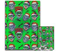 Rompecabezas de Papá Noel Zombi de 1000 Piezas, Rompecabezas imposibles para Adultos, decoración Colorida para el hogar y Juego Familiar Interactivo, Regalo Ideal, 50x75cm/19,68x29,52 Pulgadas