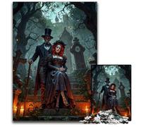 Rompecabezas de Papel Baron Samedi de 1000 Piezas para Adultos Ideal para Relajarse y Decorar el hogar. 1000 Piezas (38x26cm).