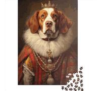Rompecabezas de Papel de 1000 Piezas con diseño de Spaniel Brittany. Ideal para Actividades Familiares Medidas: 38 x 26 cm.