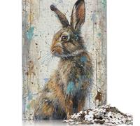 Rompecabezas de Papel de 1000 Piezas de Wild Hare Whimsy para Adultos y Adolescentes. Juego Familiar. Regalos de Nochebuena. 1000 Piezas (75 x 50 cm).