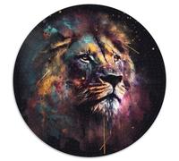 Rompecabezas de Papel de 1000 Piezas para Adultos, con el león mágico, desafiante Rompecabezas, Actividad Familiar, decoración del hogar, Regalo navideño (tamaño 67,5 x 67,5 cm)