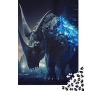 Rompecabezas de Papel de Ciencia ficción Dragon5 de 1000 Piezas para Adultos, Juego Educativo, desafío, Regalo de Nochebuena, 1000 Piezas (38 x 26 cm)