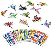 Rompecabezas De Papel De Insecto Creativo 3D DIY, 30 Uds., Desafío De Ensamblaje 3D, Rompecabezas De Insectos, Manualidades DIY, Regalos, Crear Libremente(Airplanes)